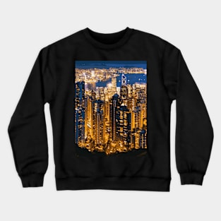 Bustling city - Landscape Crewneck Sweatshirt